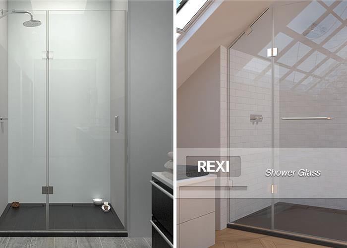 China Shower Glass P7