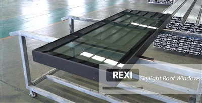 Čína nepriepustné strešné okno s bezpečnostným tvrdeným izolačným dvojitým zasklením